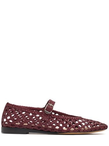 Mm Woven Leather Mary Jane Flats - LE MONDE BERYL - Modalova