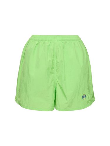 Shorts Aus Technischem Nylon Mit Seitlichem Logo - TORY SPORT - Modalova