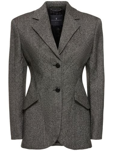 Einreihiger Blazer Aus Wolle - ERMANNO SCERVINO - Modalova