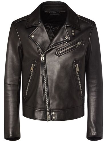 Asymmetrische Bikerjacke Aus Nappaleder - TOM FORD - Modalova