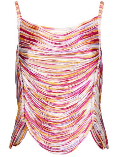 Top Senza Maniche Space Dyed Con Frange - MISSONI - Modalova