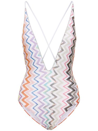 Chevron Lurex Zigzag One Piece Swimsuit - MISSONI - Modalova