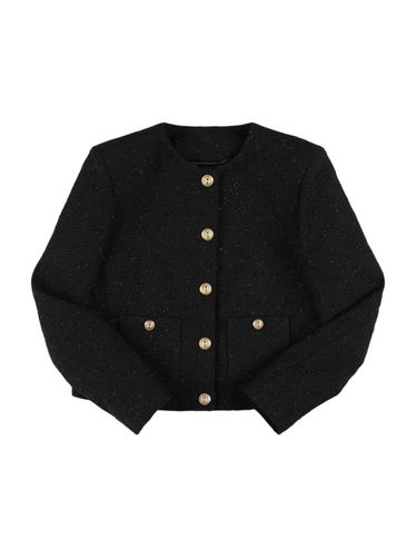 Chaqueta De Tweed De Algodón - BALMAIN - Modalova