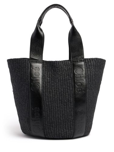 Bolso Tote Grande Woody De Papel - CHLOÉ - Modalova