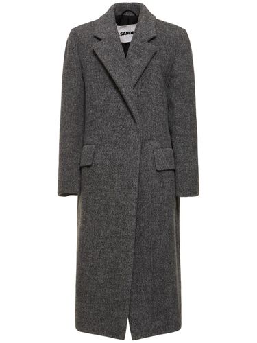 Cappotto Lungo Doppiopetto Alpaca - JIL SANDER - Modalova