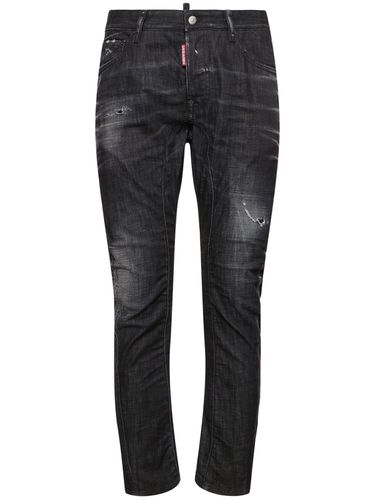 Jeans Tidy Biker In Denim Di Cotone - DSQUARED2 - Modalova