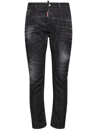 Tidy Biker Cotton Denim Jeans - DSQUARED2 - Modalova