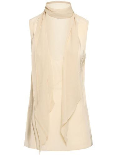 Silk Tank Top W/scarf - HELMUT LANG - Modalova