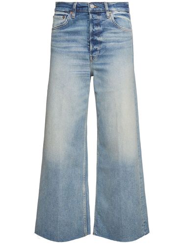 Jeans Cropped Vita Alta E Gamba Ampia - RE/DONE - Modalova