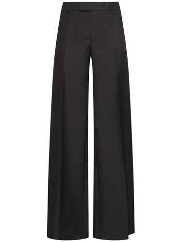 Tief Sitzende Hose Aus Wolle Und Mohair - ALEXANDER MCQUEEN - Modalova