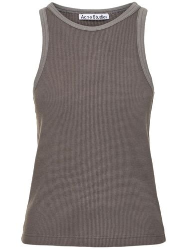 Tanktop Aus Vintage-baumwolle „eris“ - ACNE STUDIOS - Modalova