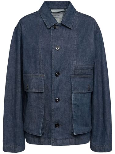 Giacca Boxy In Denim Di Cotone - LEMAIRE - Modalova