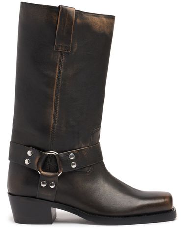 Mm Hohe Stiefel Aus Leder „roxy“ - PARIS TEXAS - Modalova