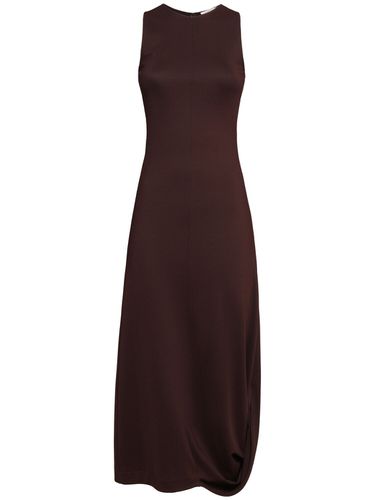 Silk Viscose Interlock Twisted Hem Dress - LEMAIRE - Modalova