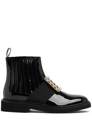 Mm Viv Rangers Patent Leather Boots - ROGER VIVIER - Modalova