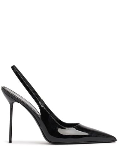 Mm Lidia Patent Leather Slingbacks - PARIS TEXAS - Modalova