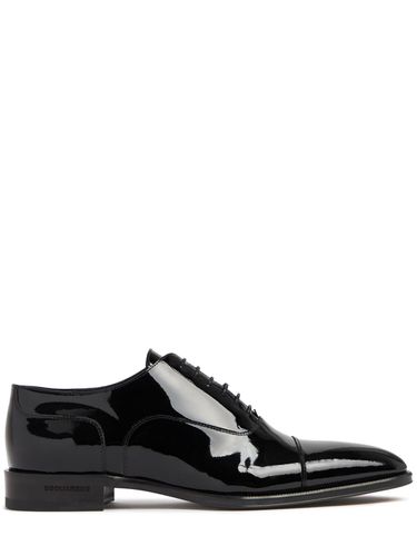 Oxford Patent Leather Lace-up Shoes - DSQUARED2 - Modalova