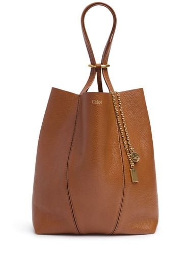 Mittelgroße Narbledertasche „chloe Spin“ - CHLOÉ - Modalova