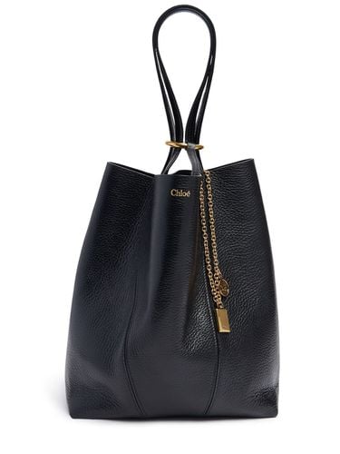 Mittelgroße Narbledertasche „chloe Spin“ - CHLOÉ - Modalova