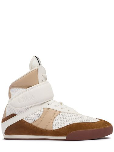 Sneakers Alte Stringate Kick In Pelle - CHLOÉ - Modalova