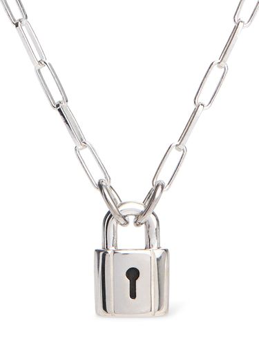 Collana A Catena Lock In Argento - DODO - Modalova