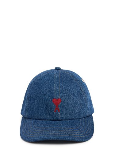 Baseballkappe Aus Denim „adc“ - AMI PARIS - Modalova