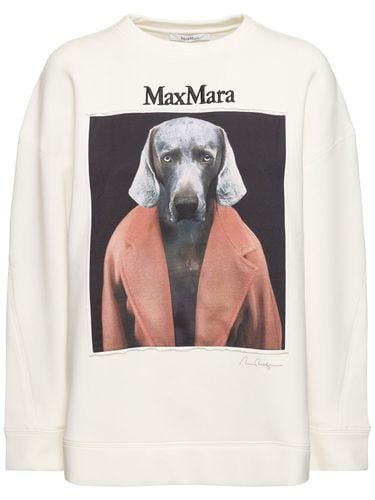 Sweatshirt Aus Baumwolljersey „bacco“ - MAX MARA - Modalova