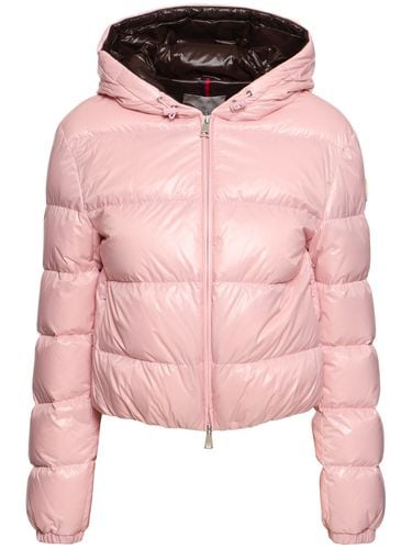 Chaqueta De Plumas De Nylon Laqué - MONCLER - Modalova