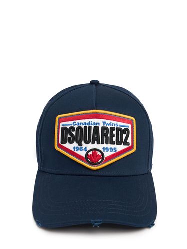 Cappello Baseball In Cotone Con Logo - DSQUARED2 - Modalova