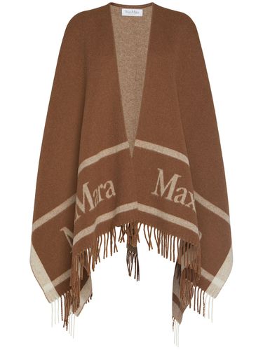 Hilde Fringed Wool Poncho - MAX MARA - Modalova