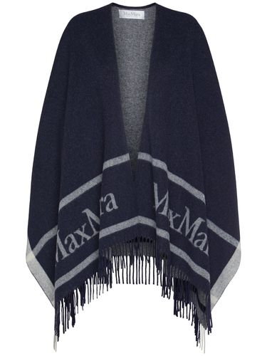 Poncho De Lana Con Flecos - MAX MARA - Modalova