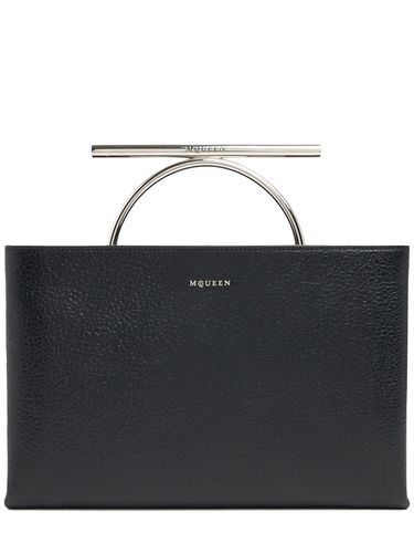 Clutch Aus Genarbtem Leder „cross Bar“ - ALEXANDER MCQUEEN - Modalova