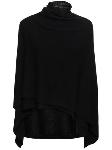 Embroidered Knit Cape Cardigan - ERMANNO SCERVINO - Modalova