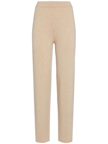 Pantaloni Dritti Larix In Maglia Di Misto Cashmere - MAX MARA - Modalova