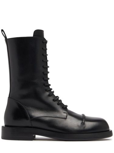 Botas Combat De Piel 35mm - ANN DEMEULEMEESTER - Modalova