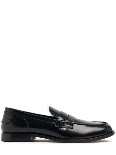 Lederloafer - MSGM - Modalova