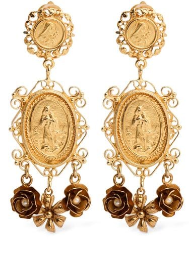 Pendientes De Medalla - DOLCE & GABBANA - Modalova