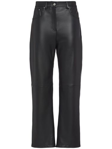 Pantaloni Dritti Velo In Pelle - SPORTMAX - Modalova