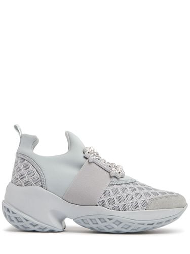 Sneakers Viv Run In Cotone E Mesh - ROGER VIVIER - Modalova