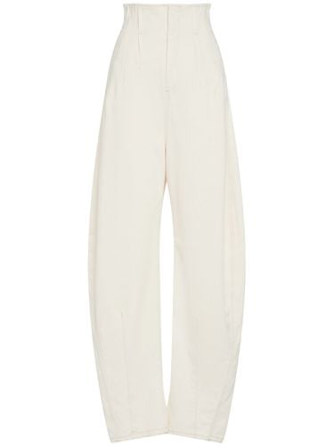 Pantaloni Larghi Glauco In Cotone - SPORTMAX - Modalova