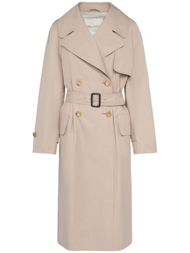 Abrigo Trench De Sarga - MAX MARA - Modalova