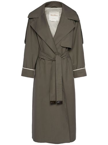 Abrigo Trench De Sarga - MAX MARA - Modalova