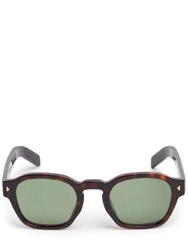 Square Acetate Sunglasses - PRADA - Modalova