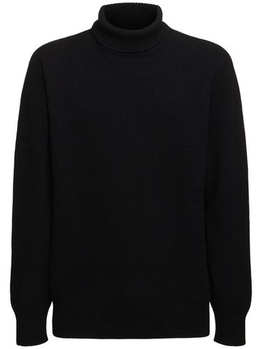 Knitted Turtleneck Sweater - LANEUS - Modalova