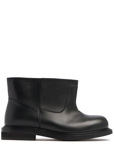 Botas De Piel 40mm - MOSCHINO - Modalova