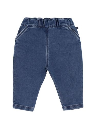 Pantalones De Algodón Efecto Denim - PETIT BATEAU - Modalova