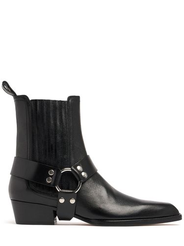 Mm Helena Leather Ankle Boots - PARIS TEXAS - Modalova