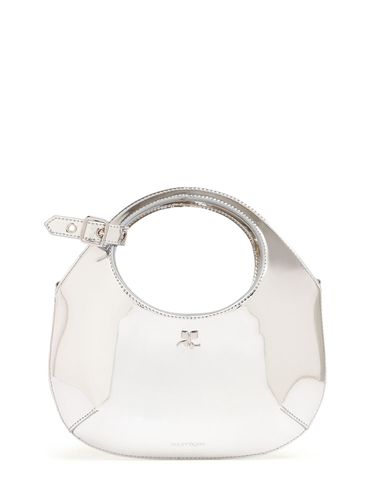 Borsa Mini Holy Specchiata Con Manico - COURREGES - Modalova