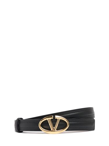 Mm Vlogo Bold Leather Belt - VALENTINO GARAVANI - Modalova