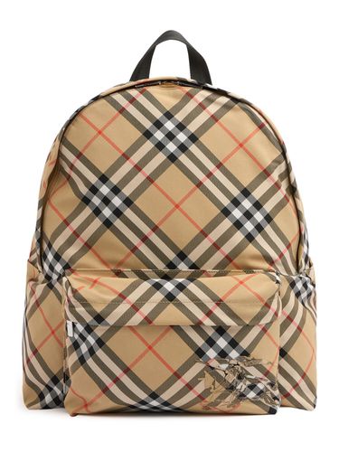 Essential Check Jacquard Backpack - BURBERRY - Modalova